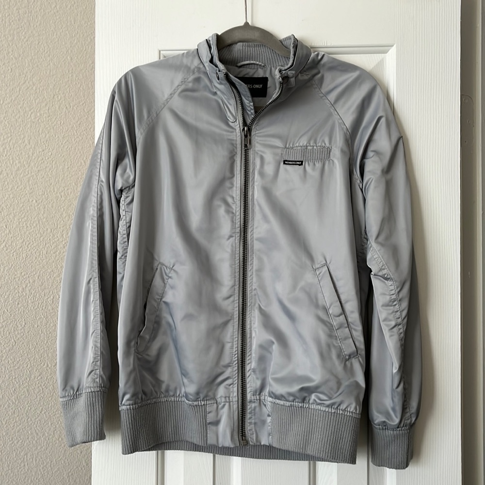 Members Only Satin Bomber Jacket